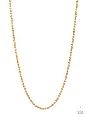 Paparazzi Mens Gold Chain Necklace (NL129)